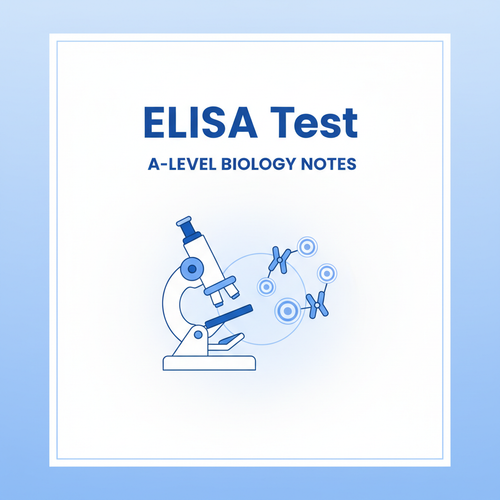 Cover image for A-Level Biology ELISA Test revision notes